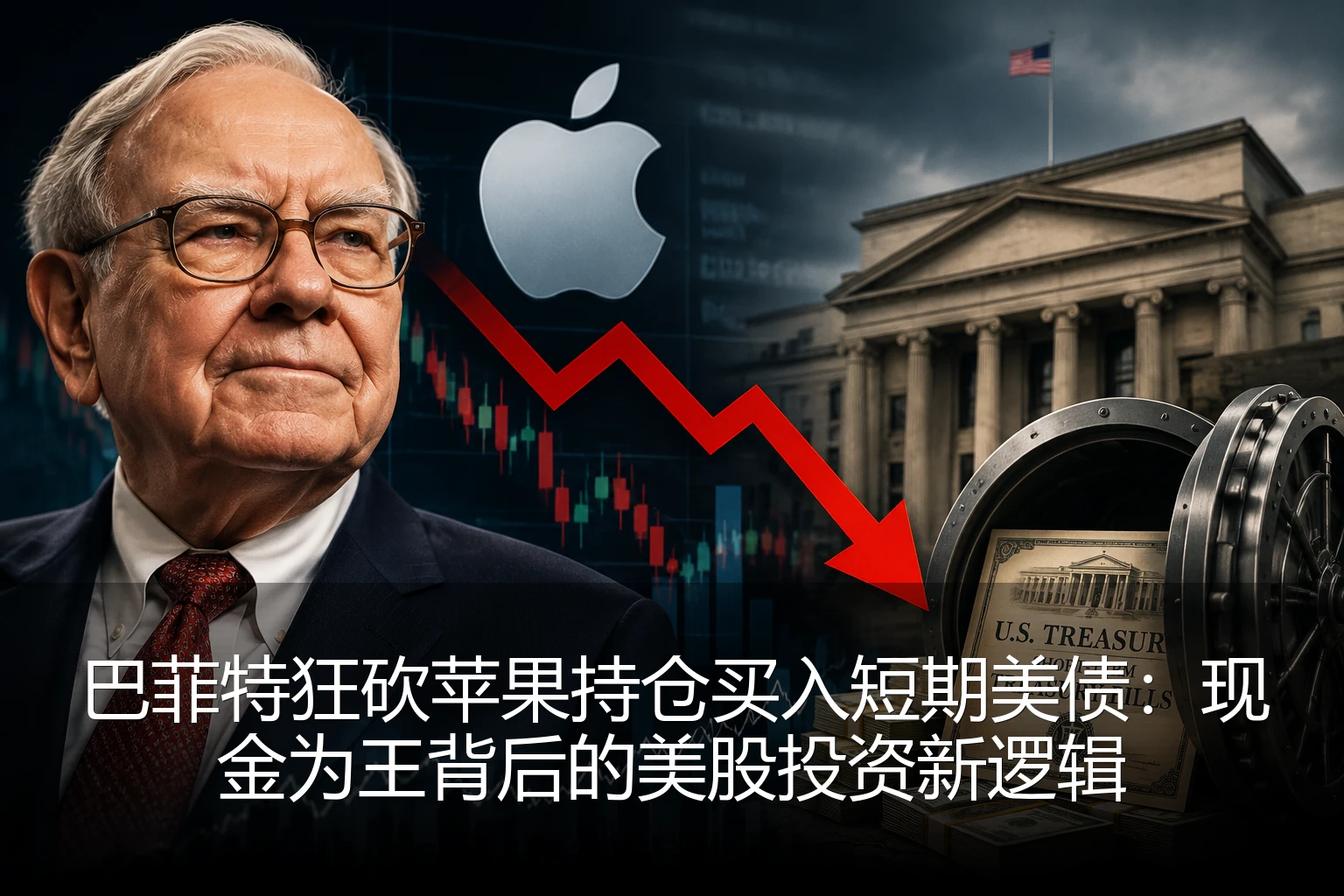 巴菲特狂砍苹果持仓买入短期美债：现金为王背后的美股投资新逻辑