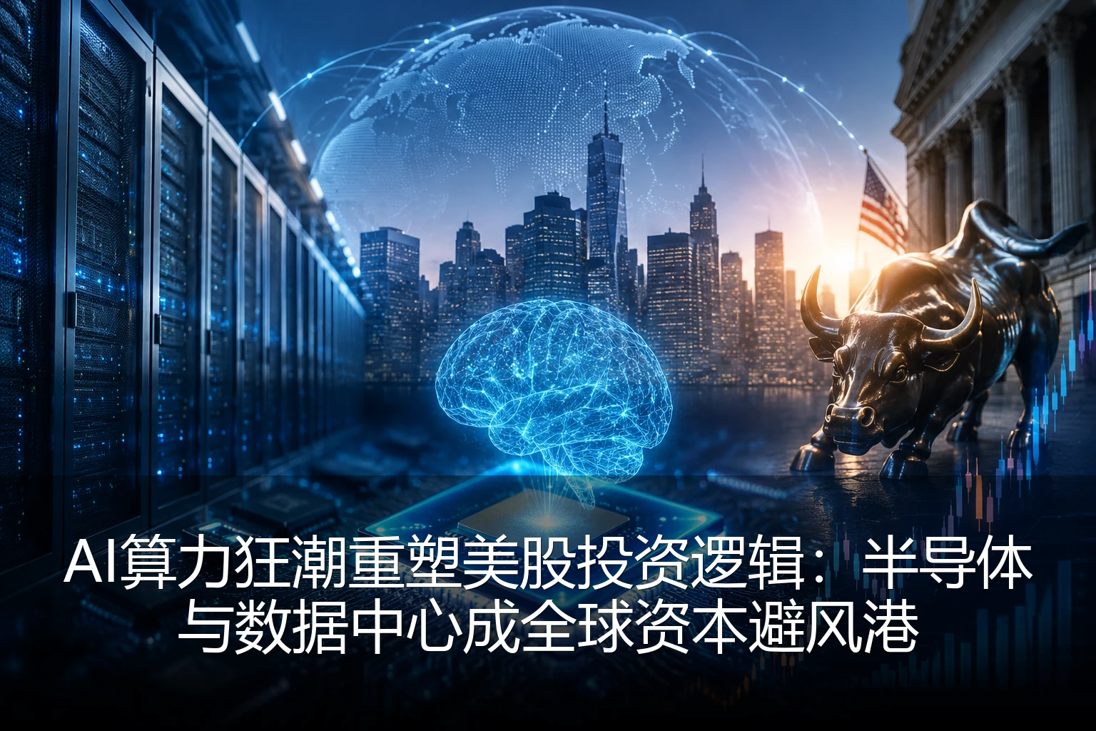 AI算力狂潮重塑美股投资逻辑：半导体与数据中心成全球资本避风港