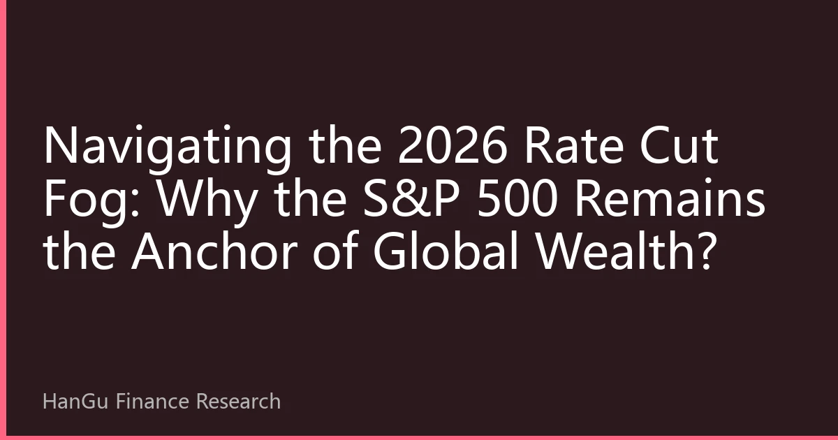 Navigating the 2026 Rate Cut Fog: Why the S&P 500 Remains the Anchor of Global Wealth?