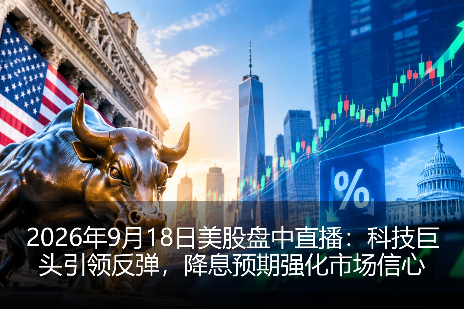 2026年9月18日美股盘中直播：科技巨头引领反弹，降息预期强化市场信心