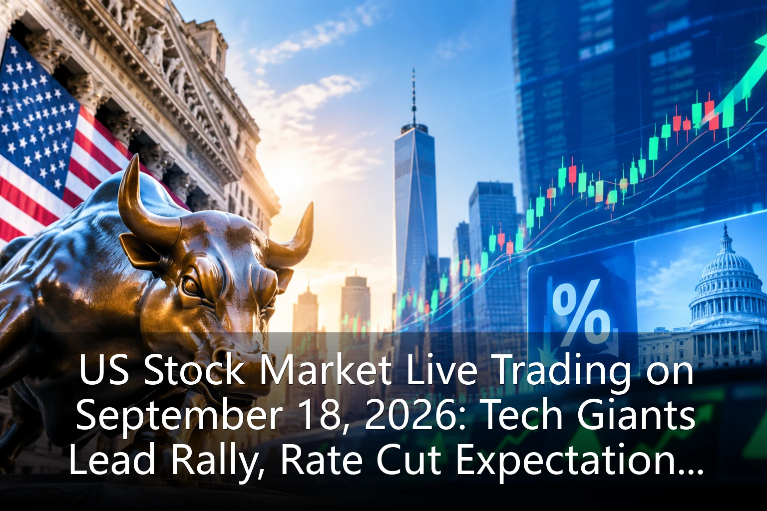 US Stock Market Live Trading on September 18, 2026: Tech Giants Lead Rally, Rate Cut Expectations Boost Market Confidence