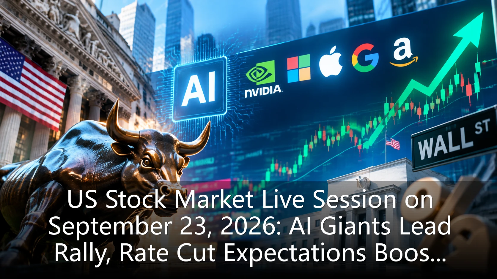 US Stock Market Live Session on September 23, 2026: AI Giants Lead Rally, Rate Cut Expectations Boost Market Confidence