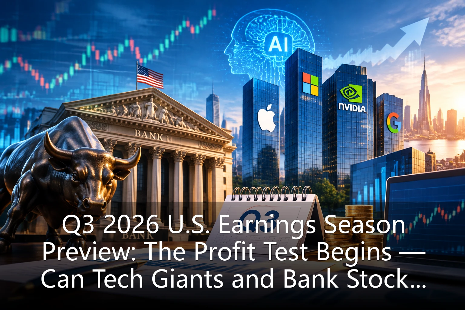 Q3 2026 U.S. Earnings Season Preview: The Profit Test Begins — Can Tech Giants and Bank Stocks Carry the Rally?